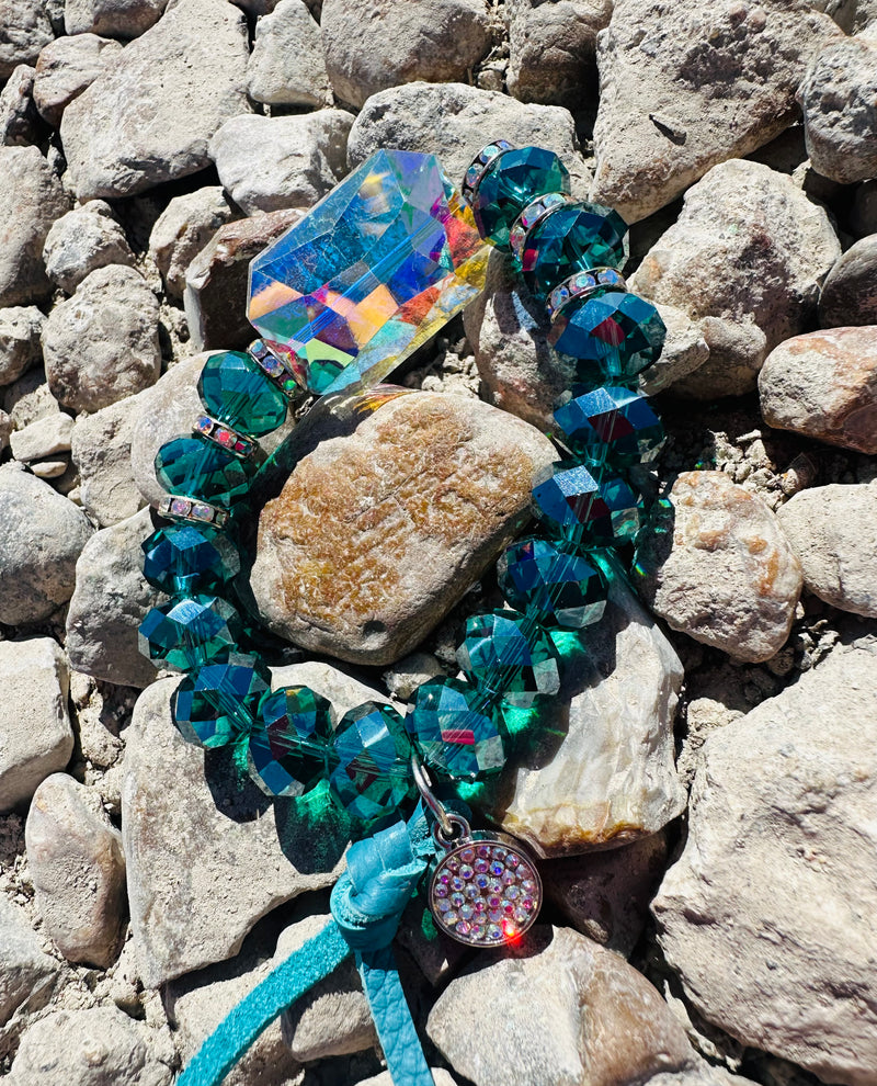 Teal Sandra Ling Bracelet