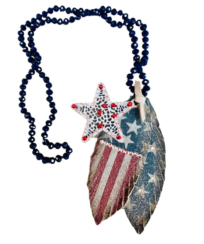 God Bless America Necklace