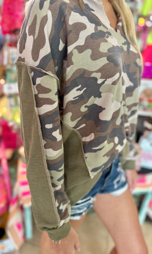 Camo For Days Top