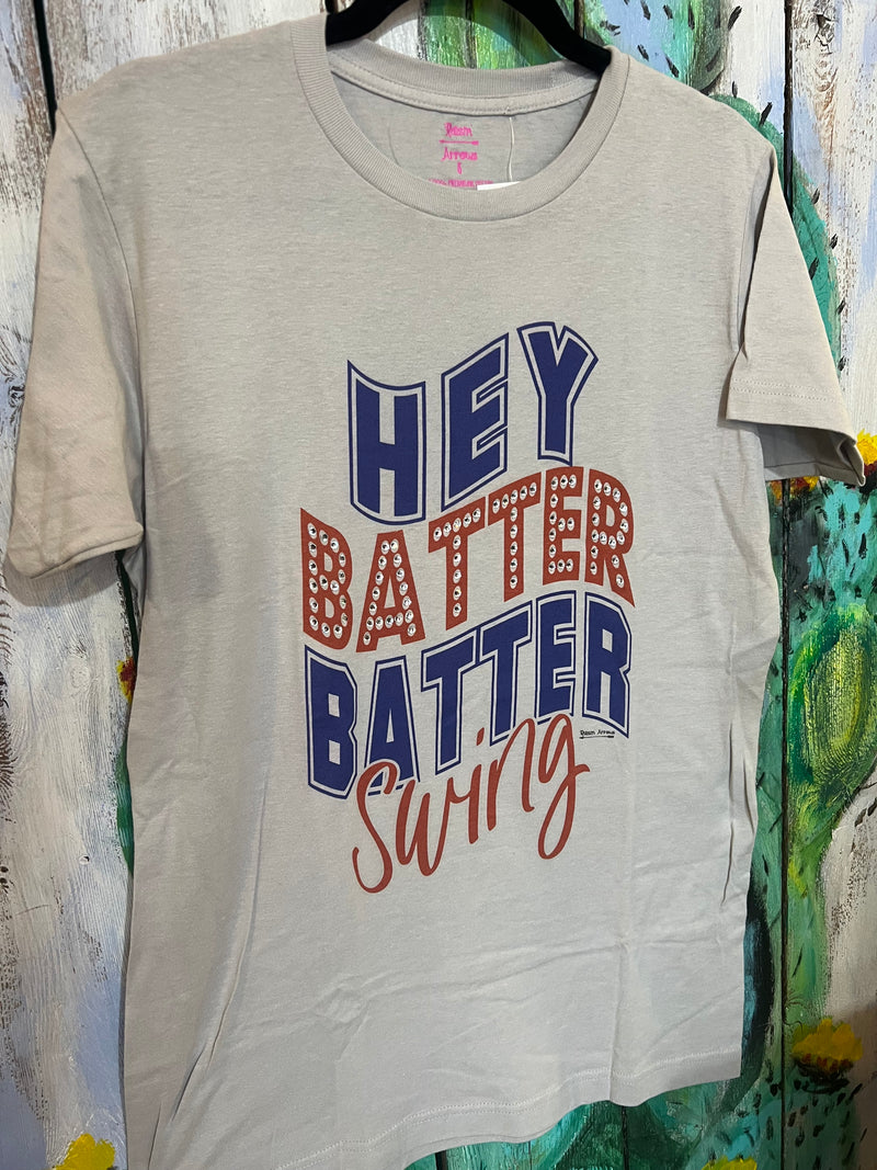 Rhinestone Batter Tee