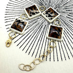 Leopard Square Stations Bracelet