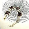 Leopard Square Stations Bracelet