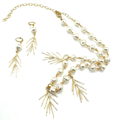 Winter Pine Drop Earrings