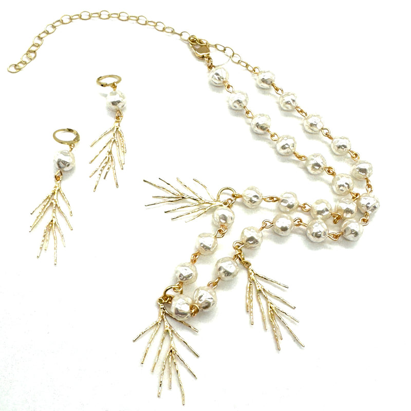 Winter Pine Drop Earrings
