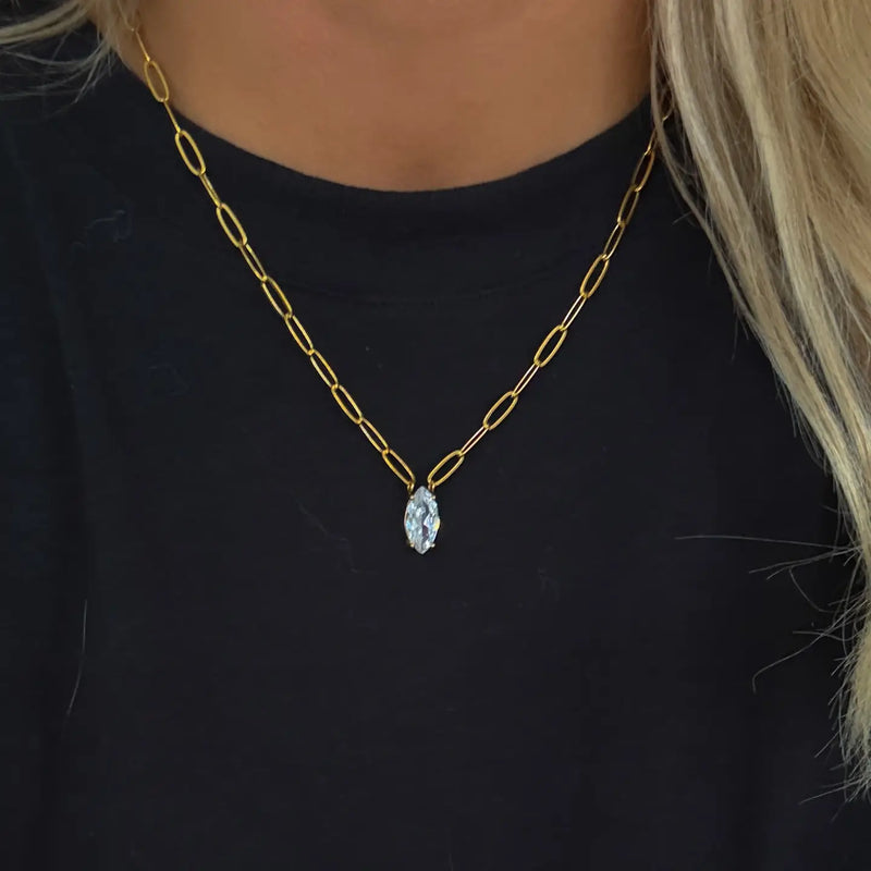 Gold Diamond Necklace