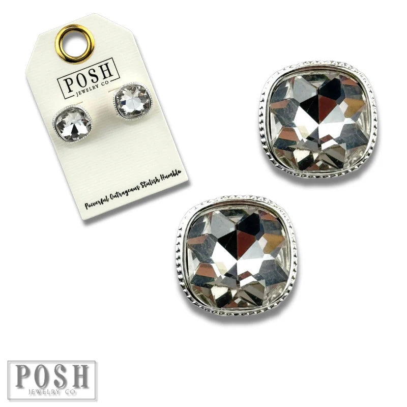 Clear Studs - Posh