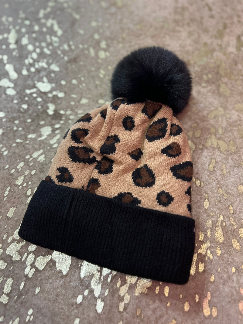 Leopard Beanie