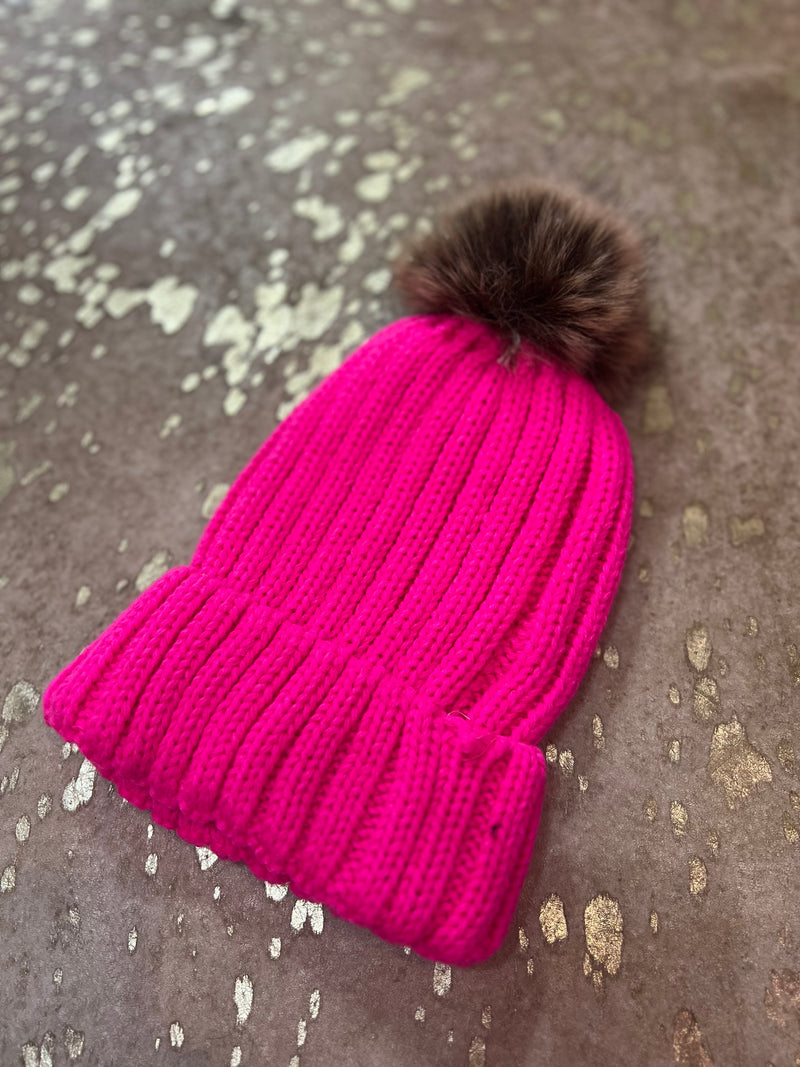 Hot Pink Beanie