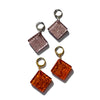 Italian Confetti Glitter Drop Earrings