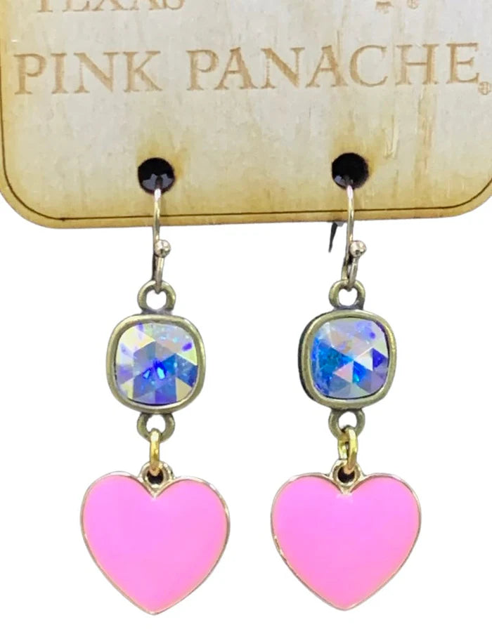 My Pink Girl Heart Earrings