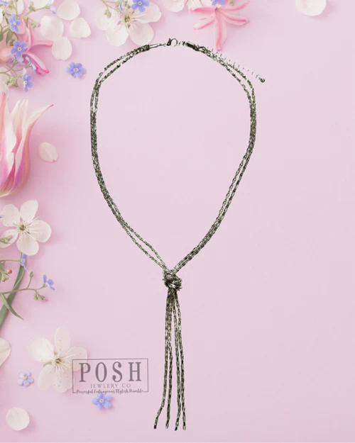 Silver Knot Necklace - Posh