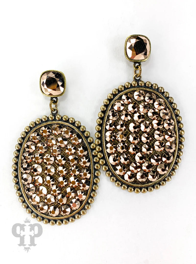 The Kassidy Earrings - Bronze