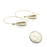 Nugget Pearl Drop & Sparkle Drop Earrings