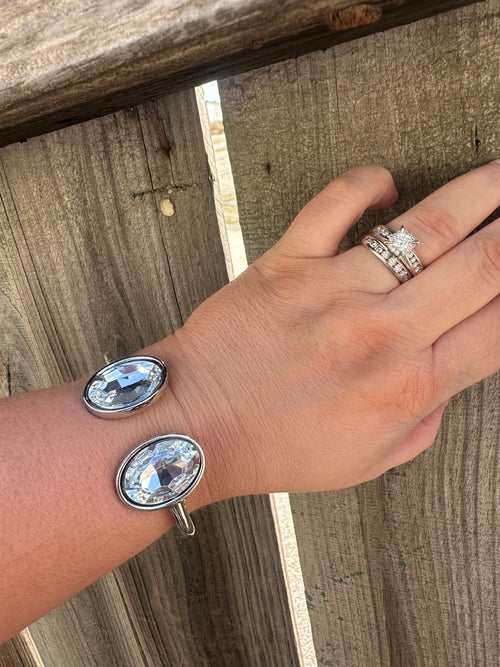 Stone Bangle Bracelet