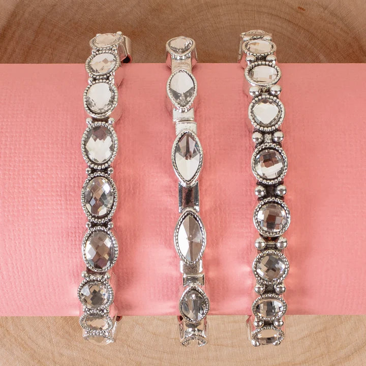 Clear Bracelet Set