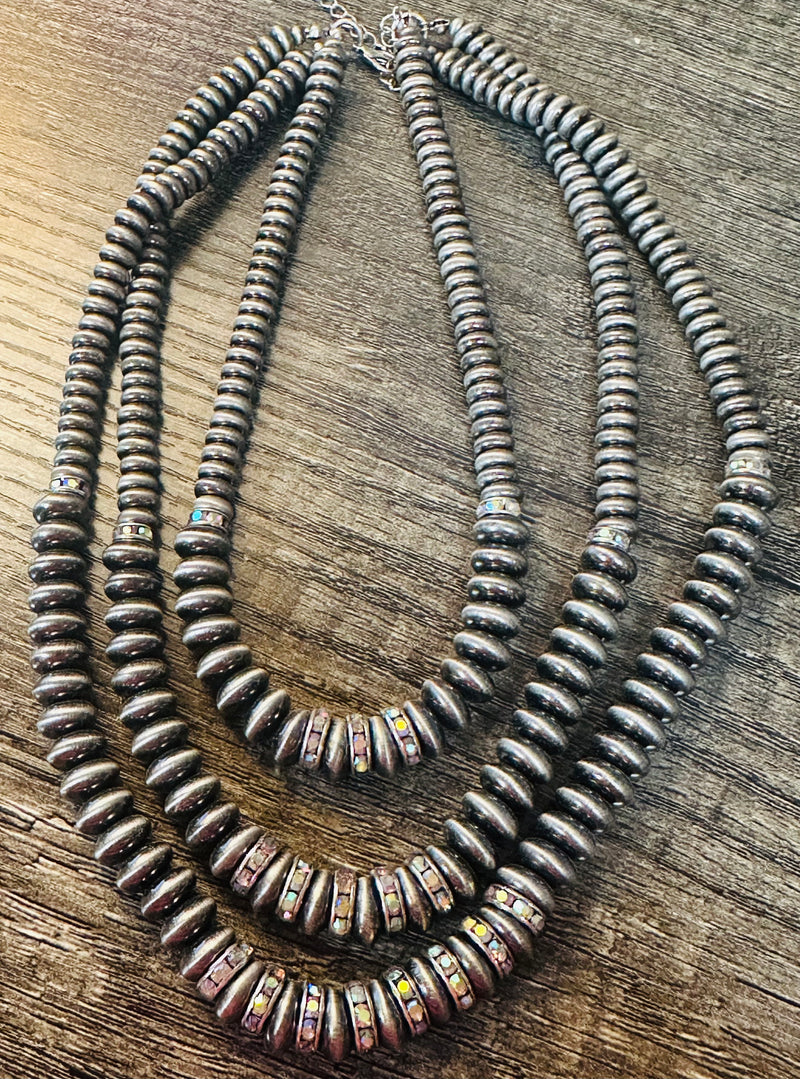 Triple Navajo Necklace