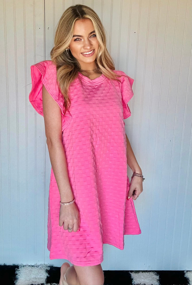 Pink Picnic Quilted Dress