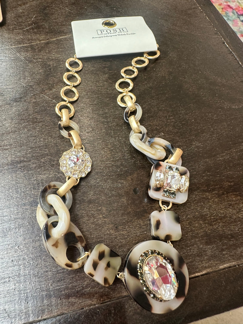 Posh Leopard Necklace