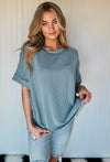 Coastal Calm Ribbed Top