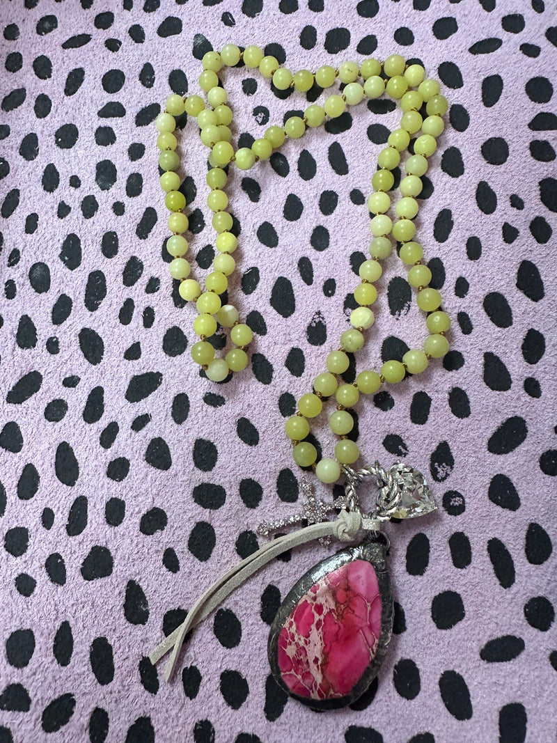 Green Heart Necklace