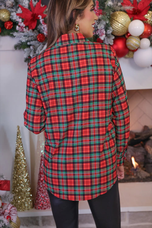 Nina Button Down Christmas Edition
