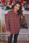 Nina Button Down Christmas Edition
