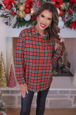 Nina Button Down Christmas Edition