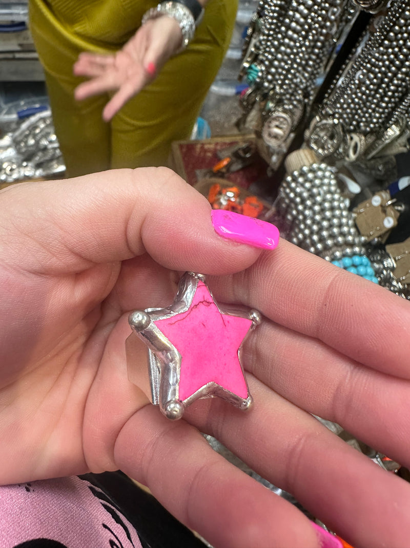 Pink Star Rings