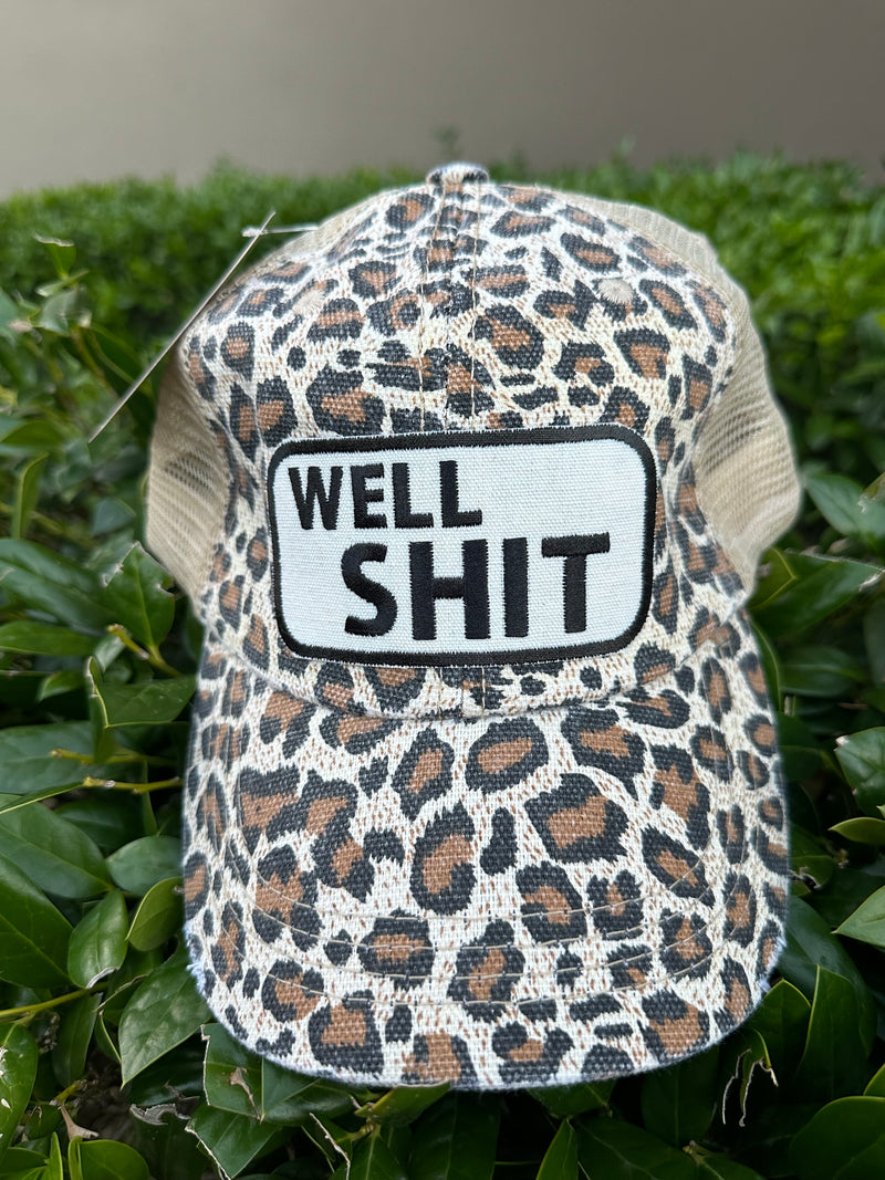 Well Shit Leopard Hat