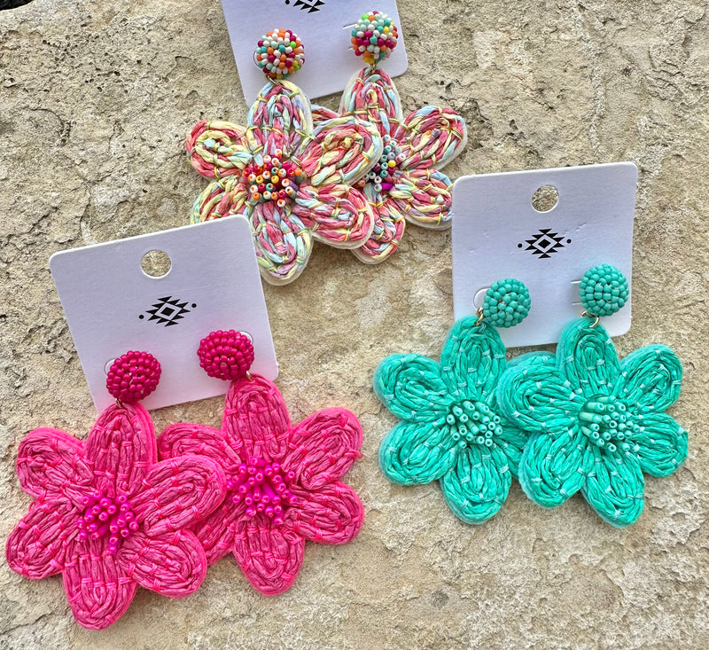 Twine Flower Earrings