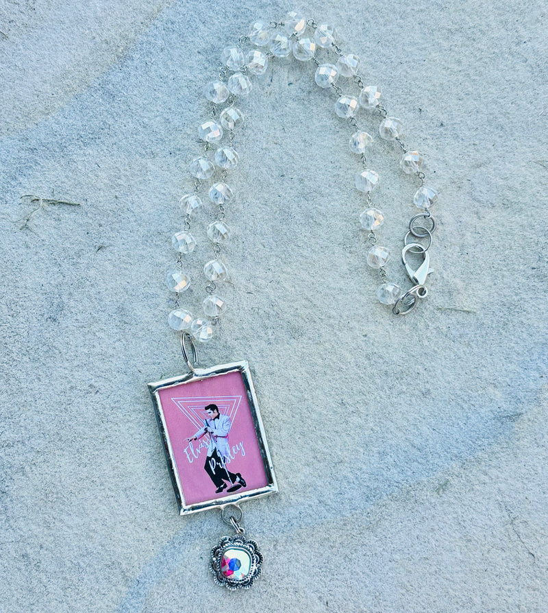 All About Elvis Necklace w/ Stone