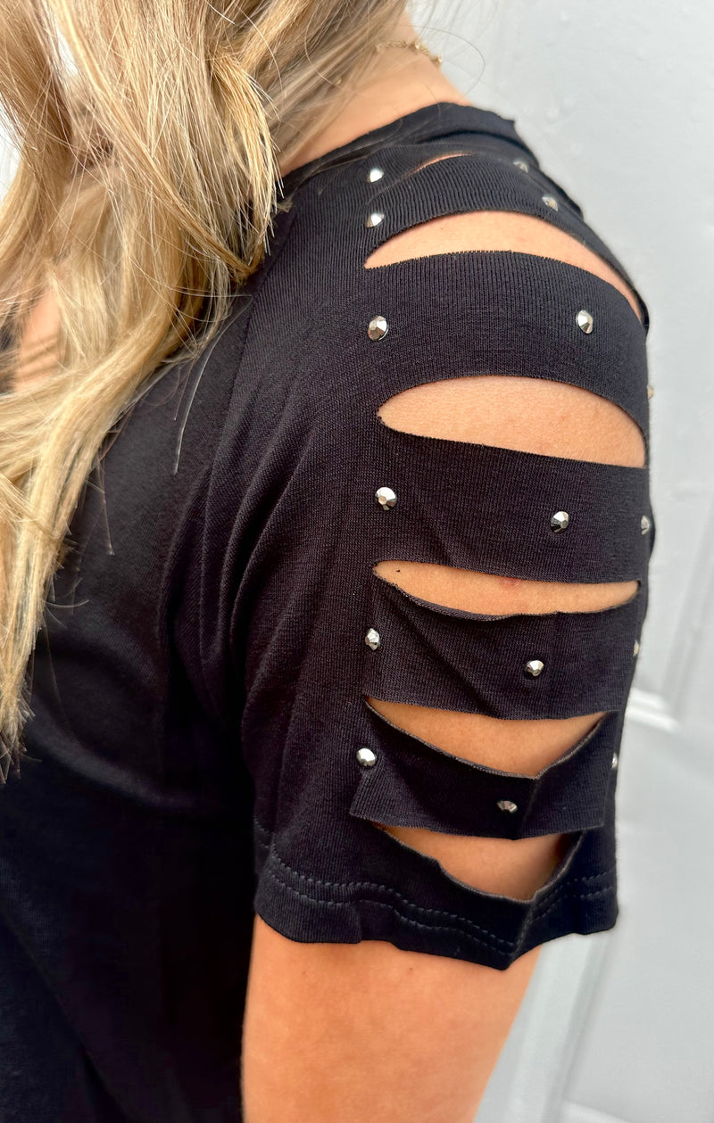 The Kesha Rhinestone Top