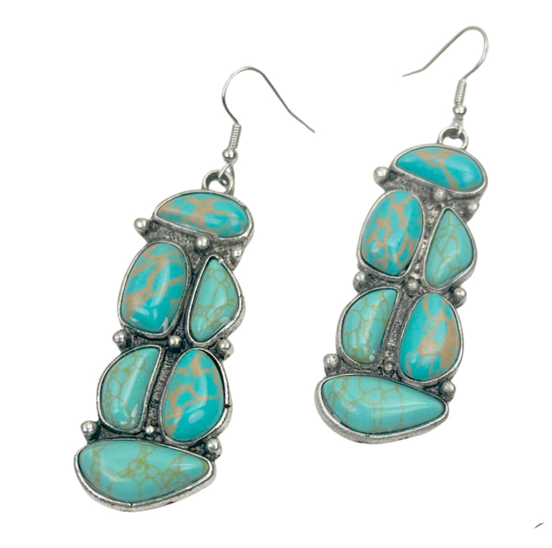 Turquoise Stone Earrings