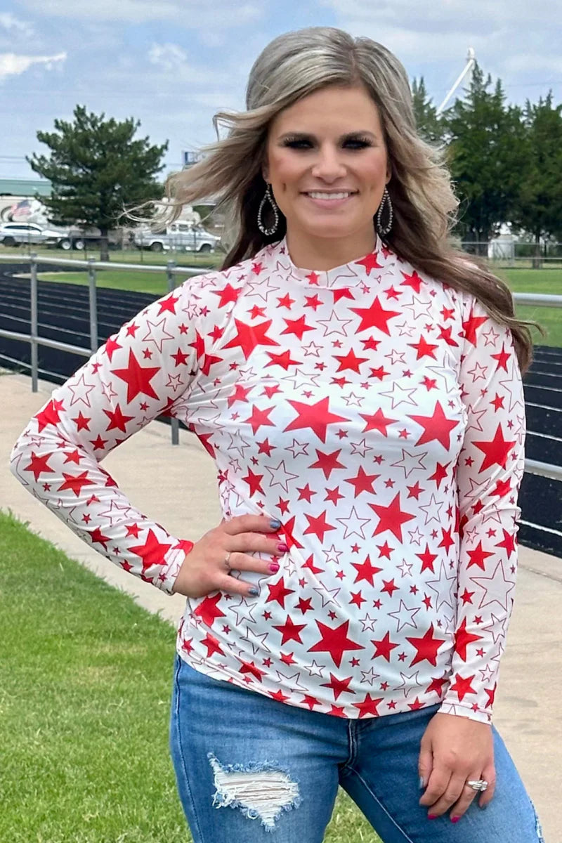 Go Team Star Mesh - Red