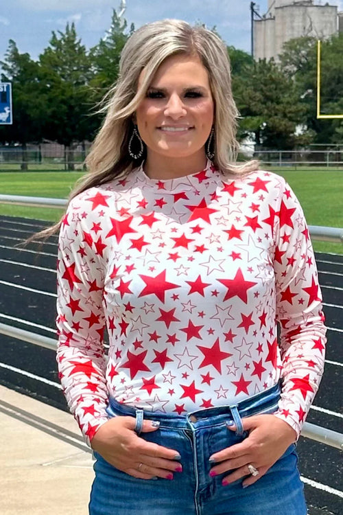 Go Team Star Mesh - Red