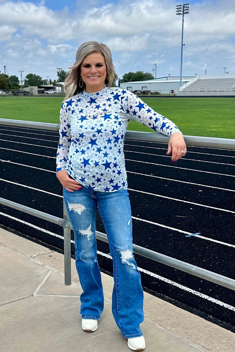 Go Team Star Mesh - Blue