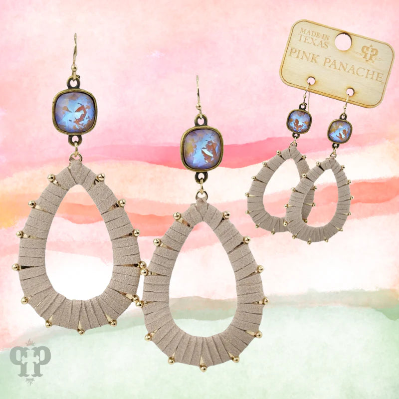 Suede Lovin’ Earrings - Pink Panache