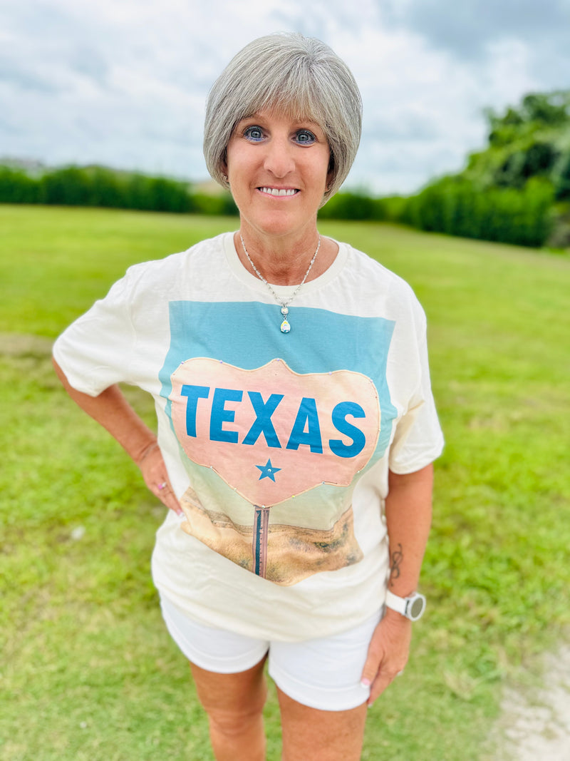 On The Road To Texas Rhinestone Tee