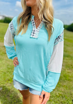 Coast Of Aruba Corded Top