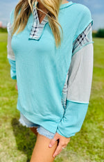 Coast Of Aruba Corded Top