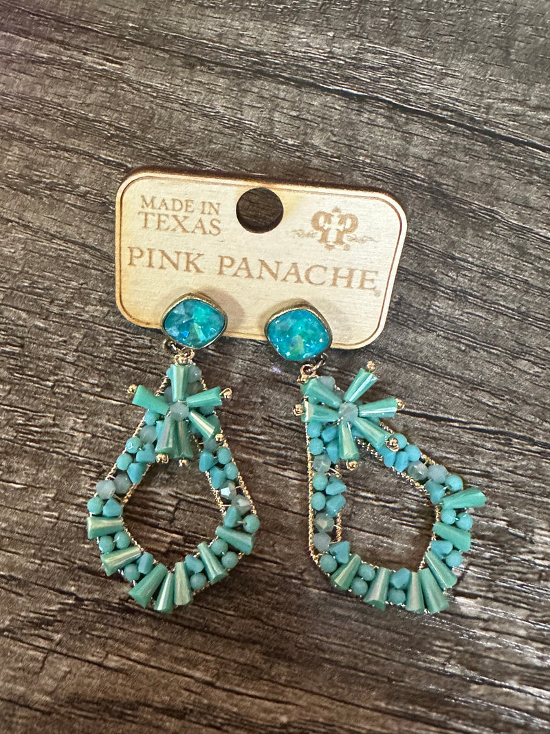 Turquoise Bead Earrings