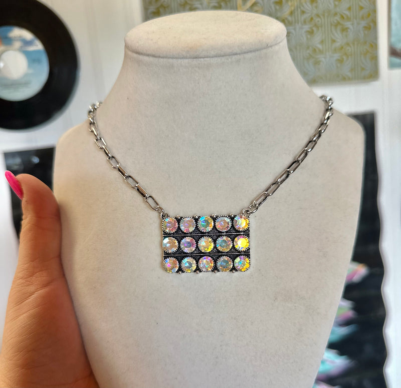 Square AB Necklace