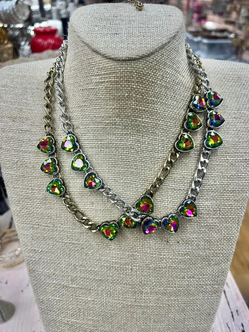 Volcano Heart Necklace