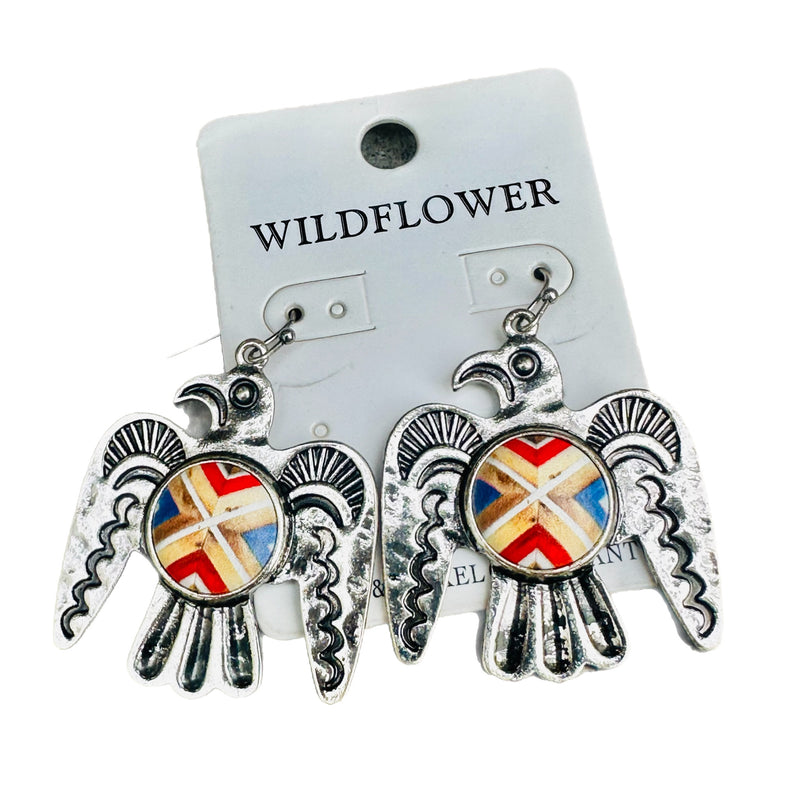 Thunderbird Earrings Aztec
