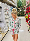 Christmas Day Bow Pajamas Set