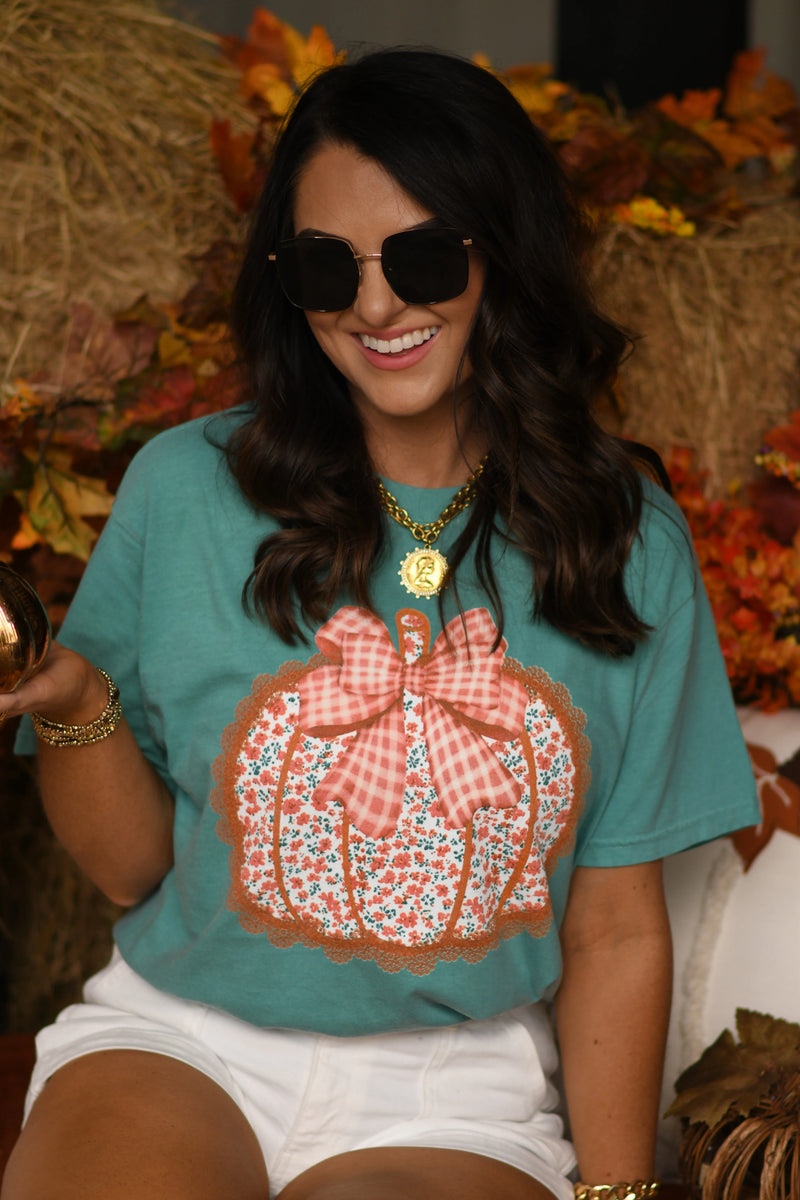 Lace Floral Pumpkin