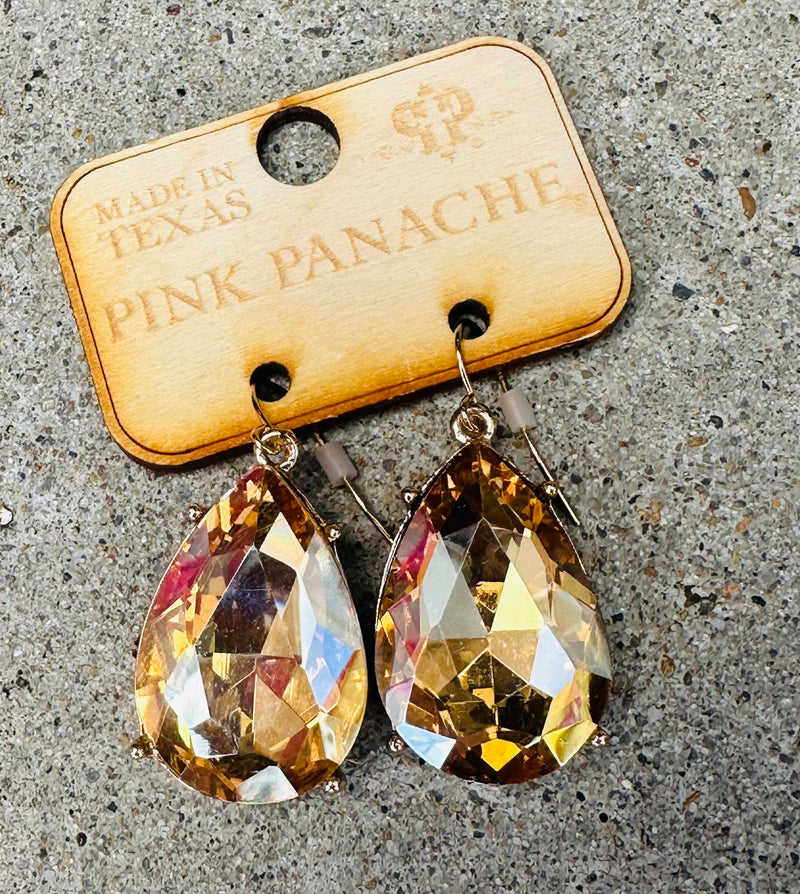 Bronze Stone Earrings