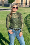 Side Line Spirit Green Mesh