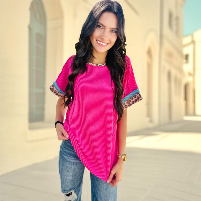 Hints Of Leopard - Pink