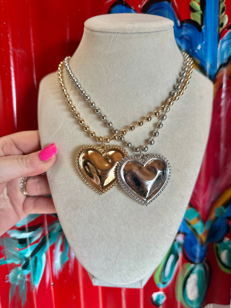 Shiny Heart Necklace